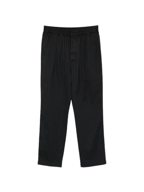 TOM FORD pinstripe elasticated trousers Black SJC014FMC292