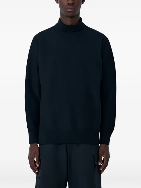Comme des Garçons Homme high-neck ribbed sweater Black HPT0171