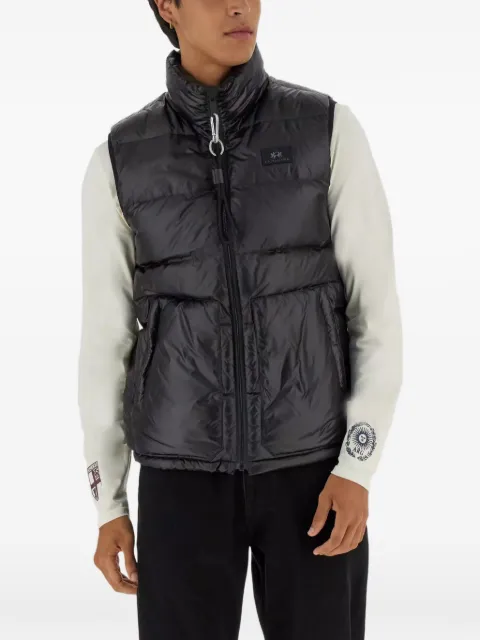 La Martina padded zip-fastening gilet Black MBO300
