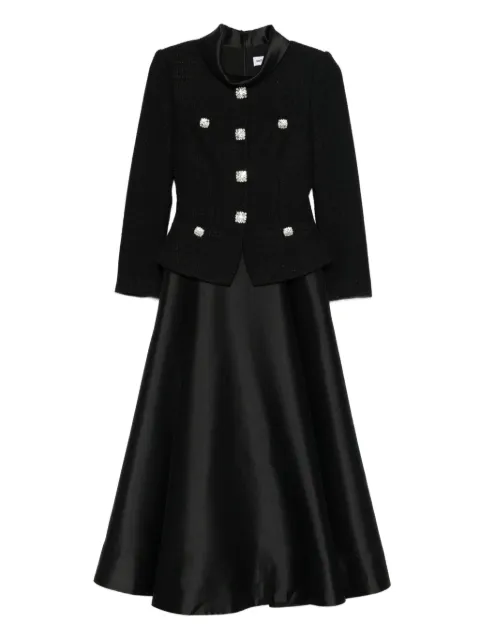 Self-Portrait embellished midi dress Black RS26161MAB