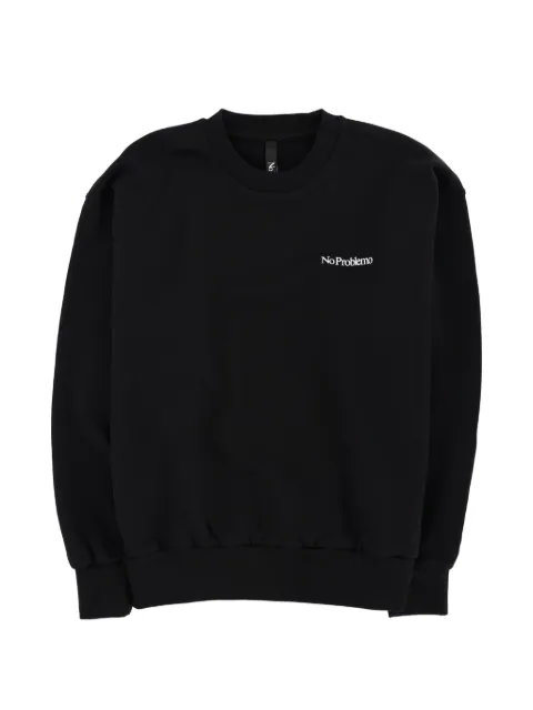 NO PROBLEMO logo-detail sweatshirt Black NP2000904