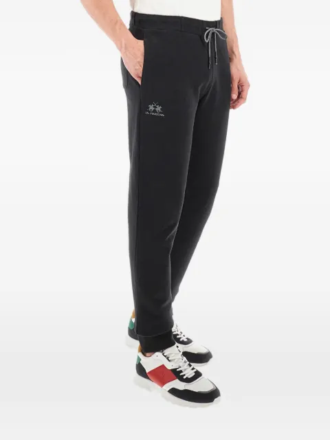 La Martina drawstring track pants Black MBT013