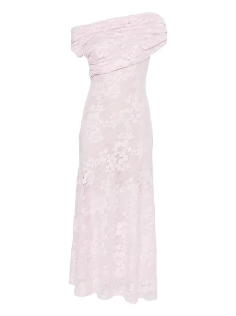 Self-Portrait lace midi dress Pink RS26002MP