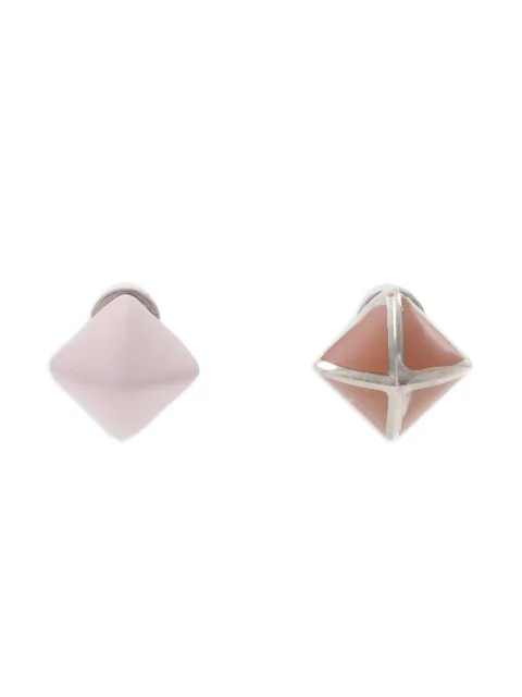 Hermès Pre-Owned 2010s Medor Gaine PM earrings Silver 1020582