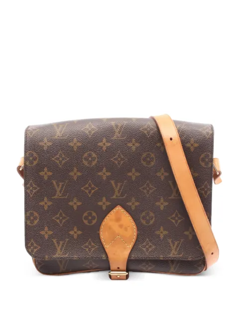 Louis Vuitton Pre-Owned 1994 Cartesier GM monogram pattern shoulder bag Brown 1026387SL0974