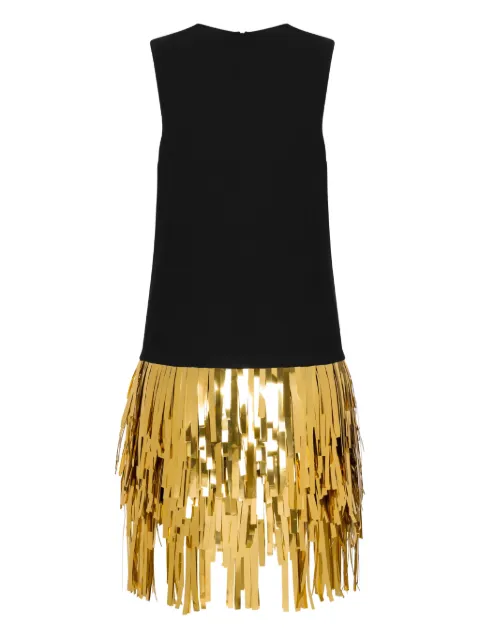 Moschino embellished stretch crepe dress Black 04350524