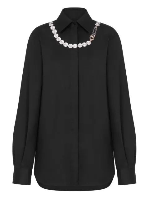 Moschino long-sleeves shirt Black A02170531
