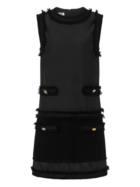 Moschino stretch bouclé dress Black A04230520