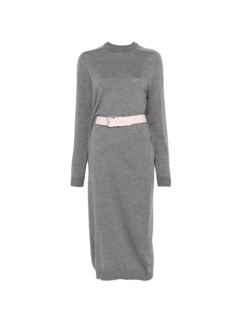 Moschino round neck dress Grey A04880500