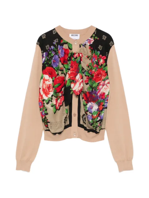 Moschino floral-print cardigan Neutrals A09210502