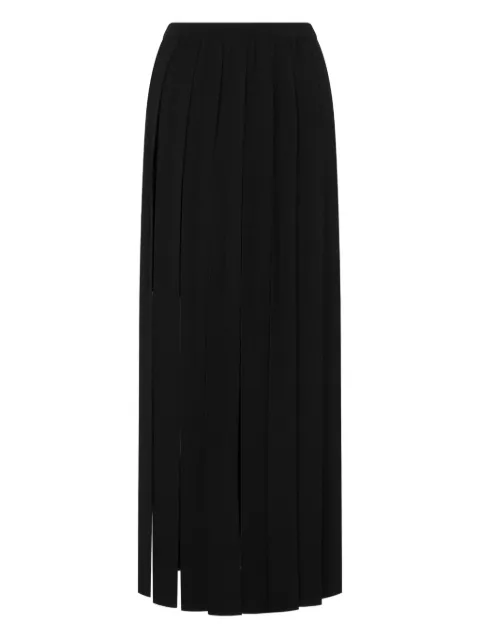Moschino pleated maxi skirt Black A01850500
