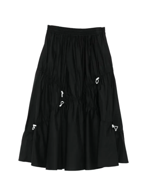 Moschino gathered tie skirt Black A01060531