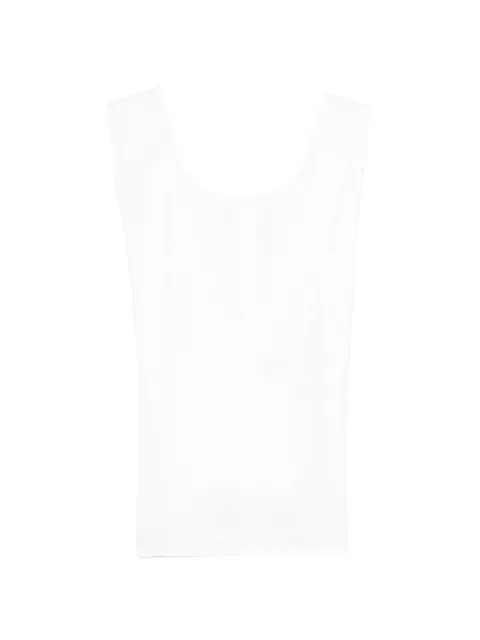 Moschino round-neck top White A08050544
