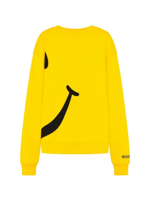 Moschino Smiley® organic cotton sweatshirt Yellow A17090528