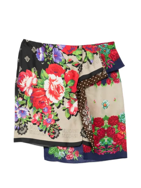 Moschino floral print skirt Neutrals A01080566