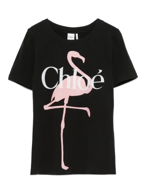 Chloé logo T-shirt Black CH26SJH08194