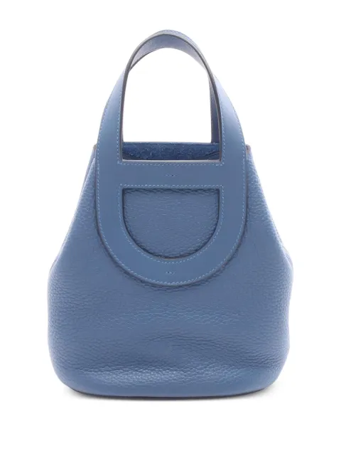 Hermès Pre-Owned 2025 Clemence and Swift In The Loop 18 handbag Blue 408LZ5H85QSTGE9W