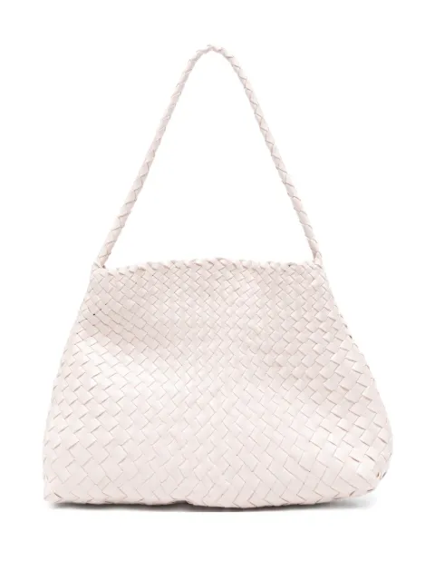 DRAGON DIFFUSION braided handle tote bag Pink 8700SAND