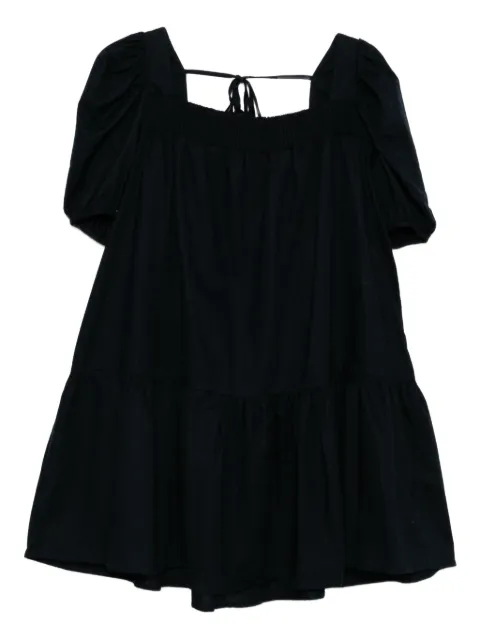 BLAKLACE gathered detailing dress Black BLK0064