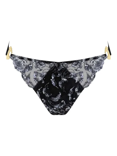 Bordelle Siren open-back brief Black SIRENBLACKOPENBACKBRIEF