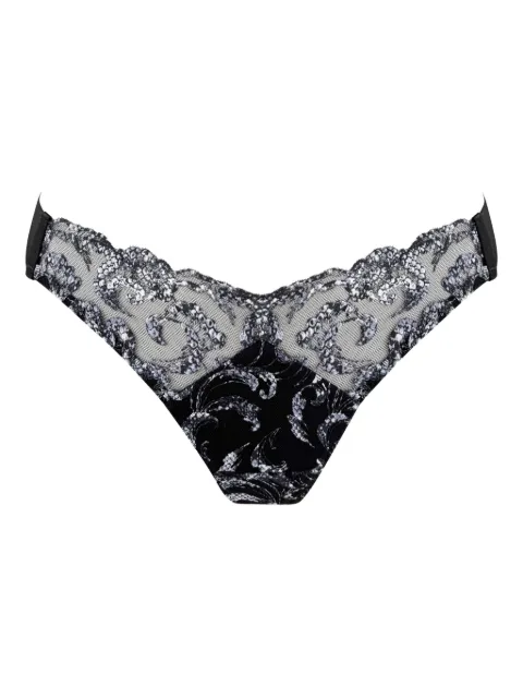 Bordelle Siren lace thong Black SIRENBLACKTHONG
