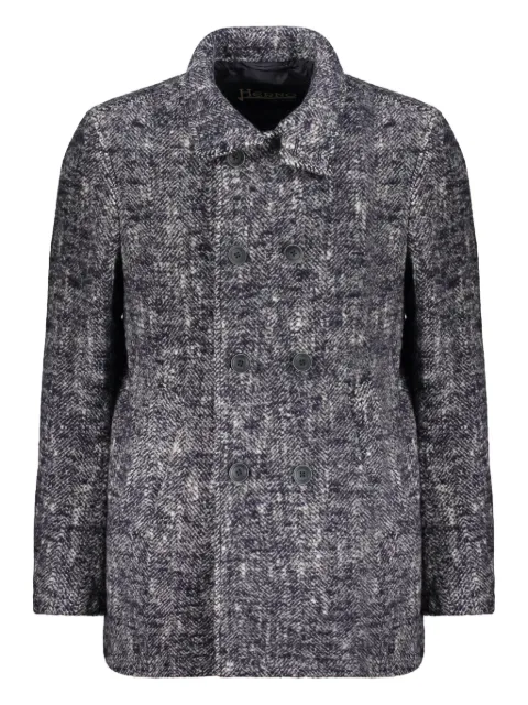 Herno buttoned coat Blue PE000041U38224
