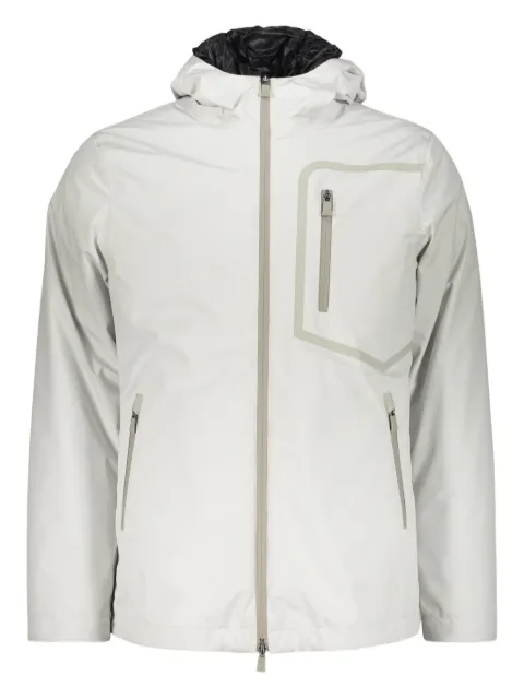 Herno removable-padding hooded jacket White PI00313UL12592