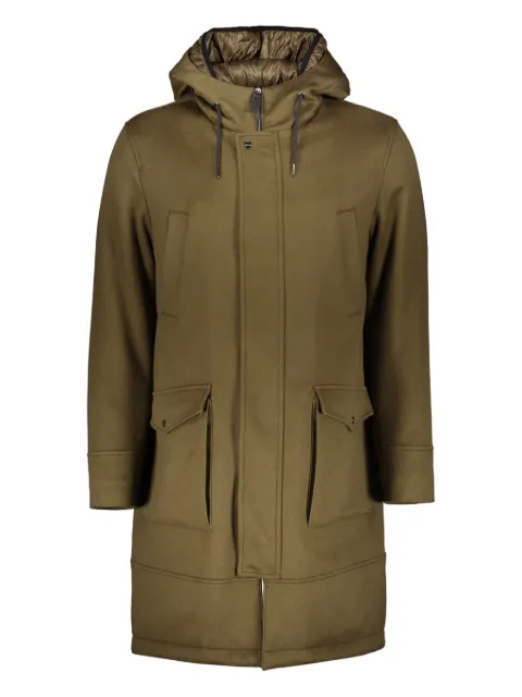 Herno adjustable-hood pocket coat Green PA000122U38020