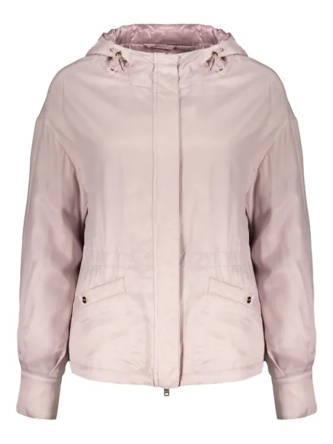 Herno hooded zip jacket Pink GI00021DR12533