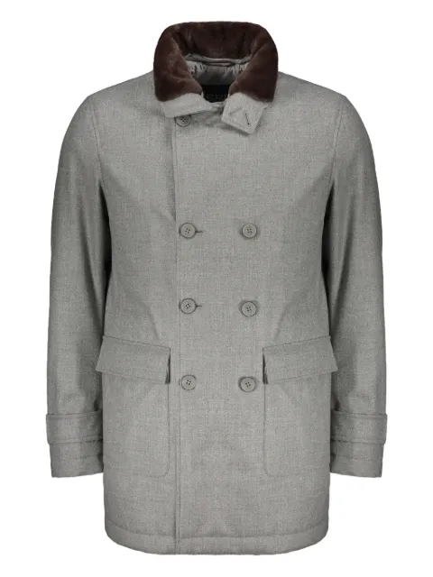 Herno double-breasted jacket Grey PE000038U33260