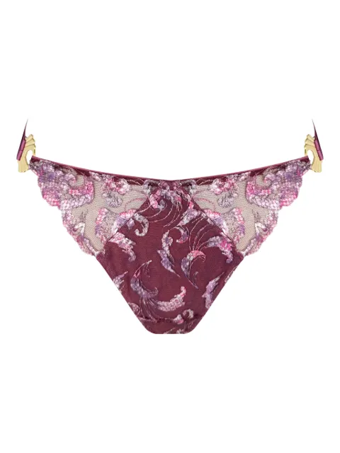 Bordelle Siren open-back brief Purple SIRENOPENBACKBRIEF