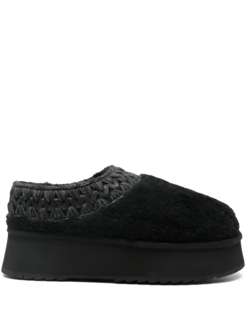 Mou woven clogs Black MUFW681009M