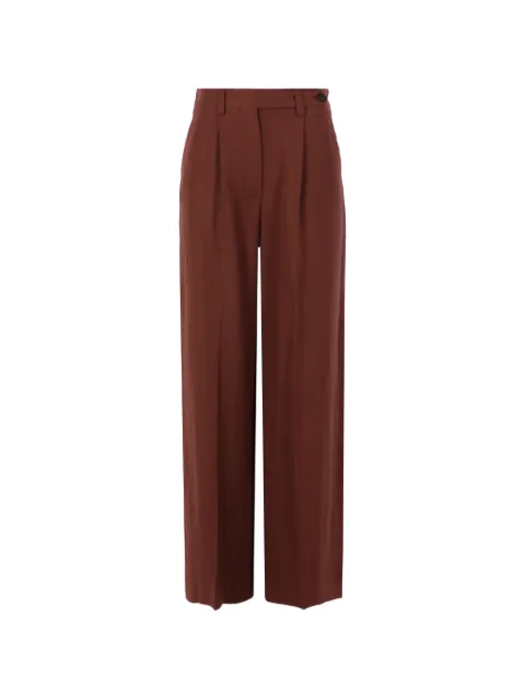 Brunello Cucinelli pleated trousers Brown MH126P9138C9092