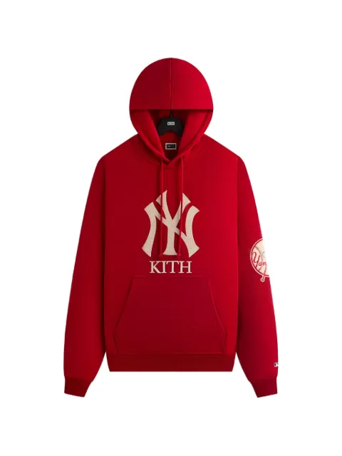 KITH x New York Yankees Braxton hoodie Red KHM034063678