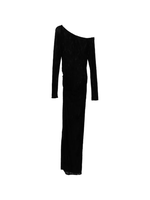 Kiki de Montparnasse lace long-sleeved dress Black H252DR186