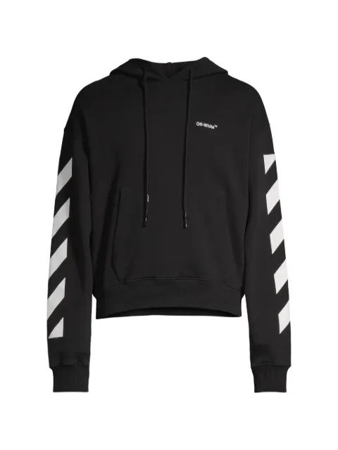 Off-White Diag-stripe hoodie Black V8X11FVF