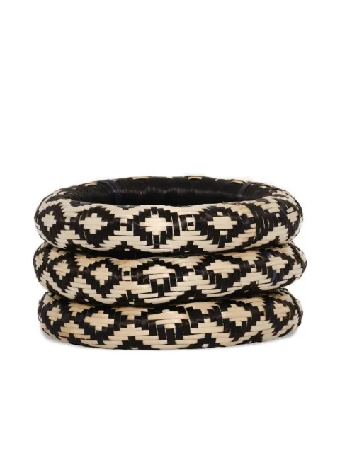 Johanna Ortiz Dancer's Essence bangles (set of three) Black AC02745