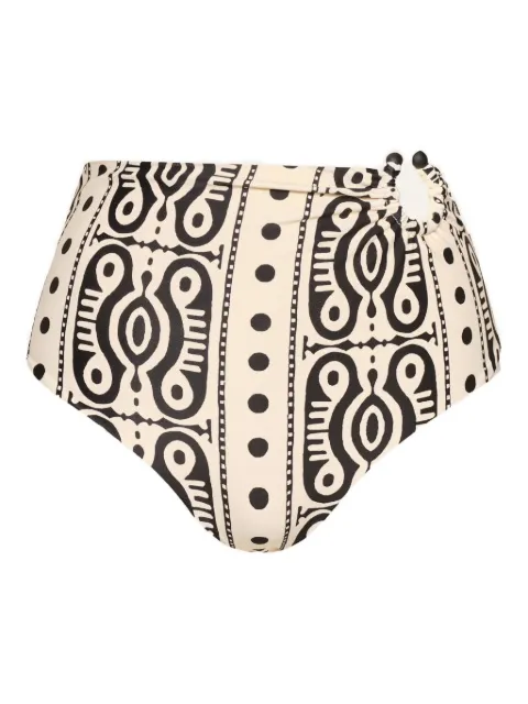Johanna Ortiz Taita printed bikini bottom Neutrals PT03495