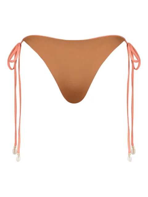 Johanna Ortiz Sagrado shell-detail bikini bottom Pink PT03520