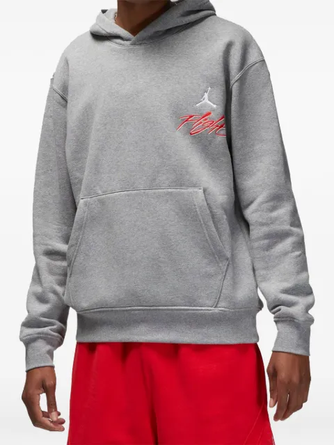Jordan flight-print hoodie Grey DQ7505091