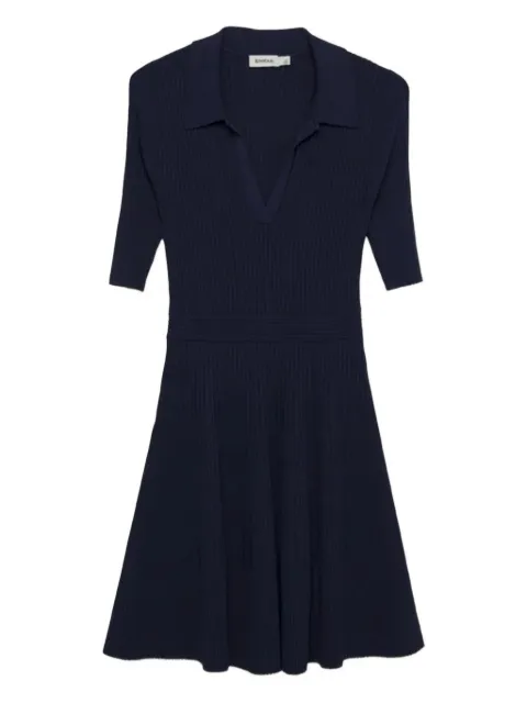 SIMKHAI Patricia stitching mini dress Blue SI1044KPATRICIOPOLO