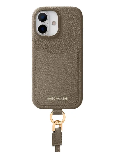 MAISON de SABRÉ sling iPhone 17 case Neutrals SPC17