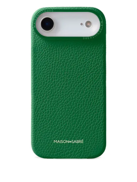 MAISON de SABRÉ leather iPhone 17 Air case Green 17AIR