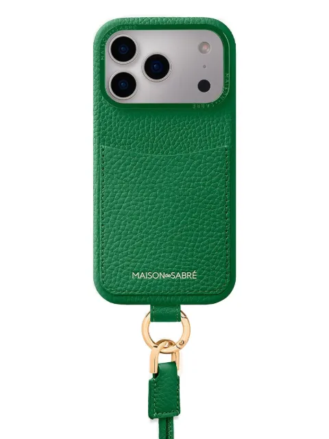 MAISON de SABRÉ Sling iPhone 17 pro case Green SPC17P