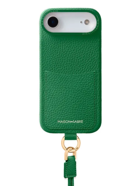 MAISON de SABRÉ sling iPhone 17 Air case Green SPC17A