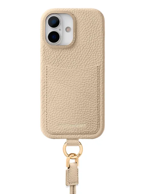 MAISON de SABRÉ sling iPhone 17 case Neutrals SPC17