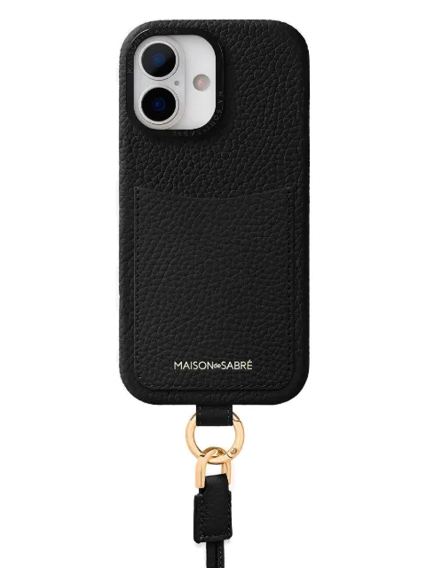 MAISON de SABRÉ sling iPhone 17 case Black SPC17