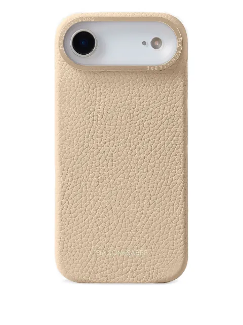 MAISON de SABRÉ leather iPhone 17 Air case Neutrals 17AIR