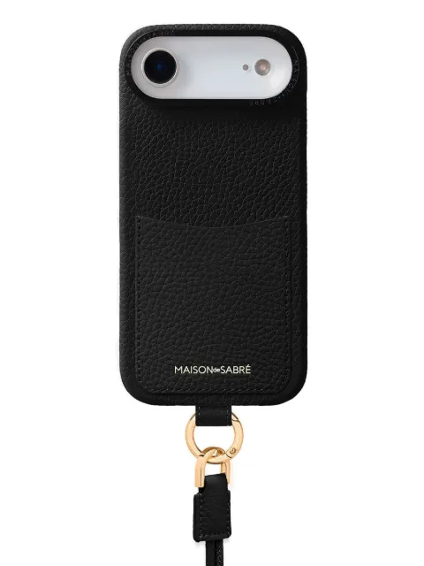 MAISON de SABRÉ sling iPhone 17 Air case Black SPC17A