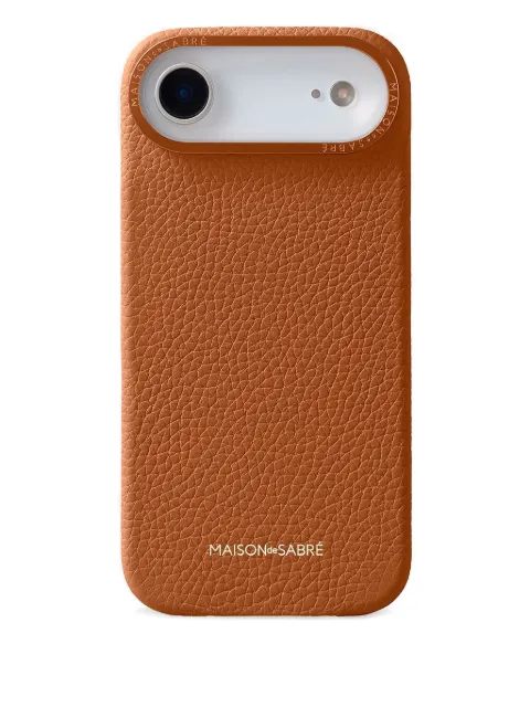 MAISON de SABRÉ leather iPhone 17 Air case Brown 17AIR